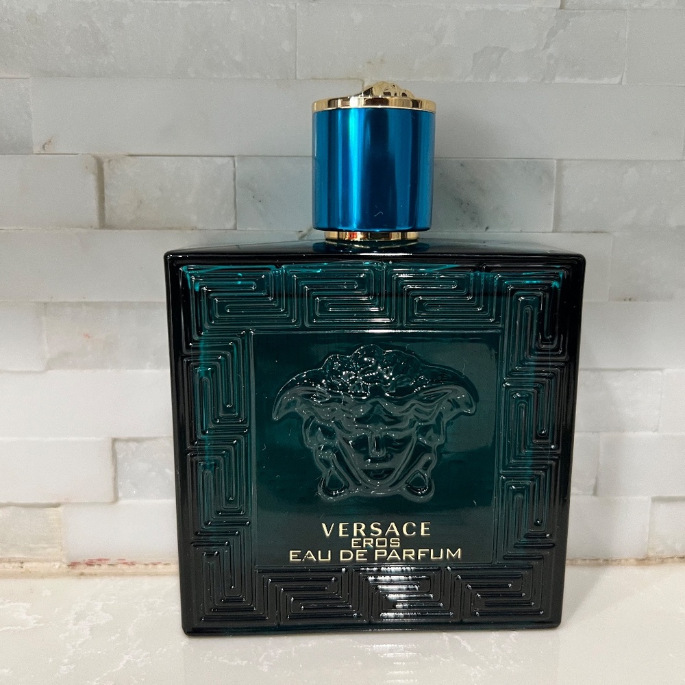Versace Eros Pour Homme Eau de Parfum | 3.4 OZ | Barely Used